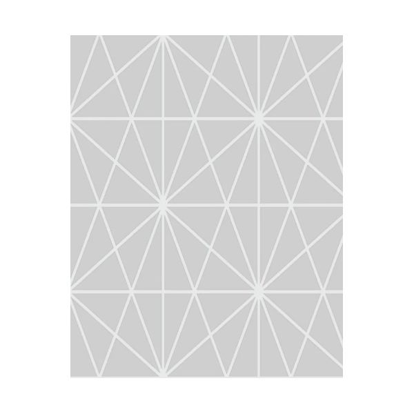 PAPEL DE PAREDE GEOMETRICO 0,53X10MT 