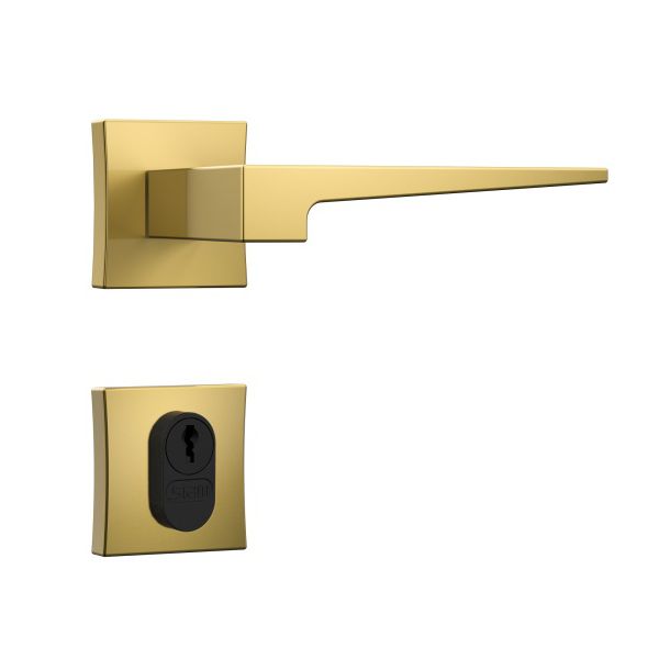 FECHADURA EXTERNA CLASSIC POLARIS GOLD STAM 3200/41255 