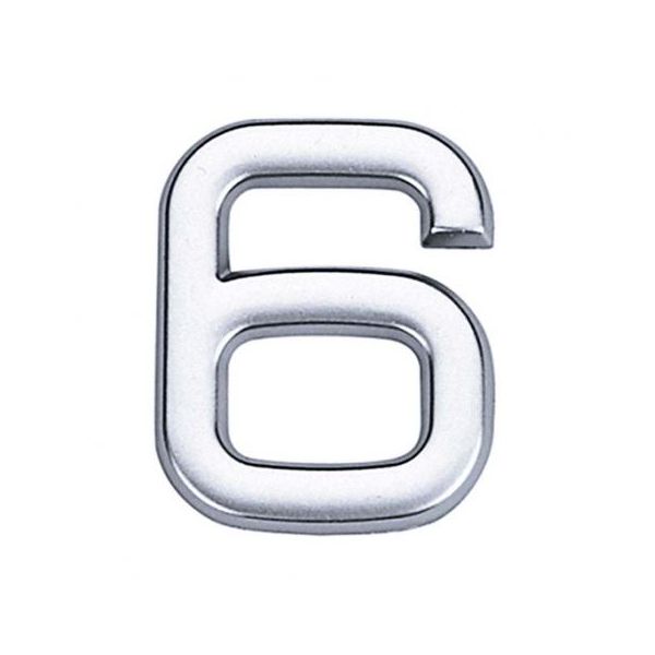 NÚMERO 6 ABS 39MM CROMADO 