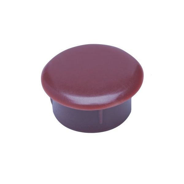 TAPA FURO MARROM CLARO 12MM - EMB C/100 STAR 13057 