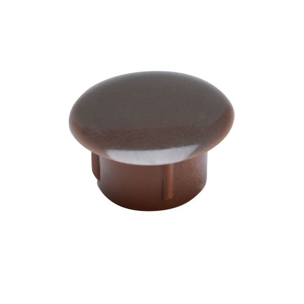 TAPA FURO MARROM CLARO 10MM - EMB C/100 STAR 13058 