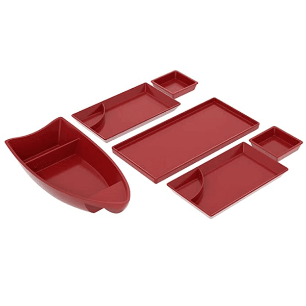 KIT SUSHI 6PCS VERMELHO