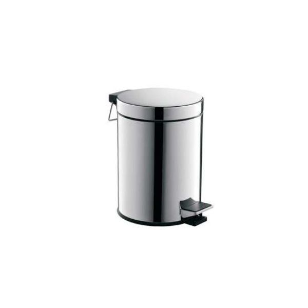 CESTO DE LIXO INOX C/PEDAL 5L UN UNICO