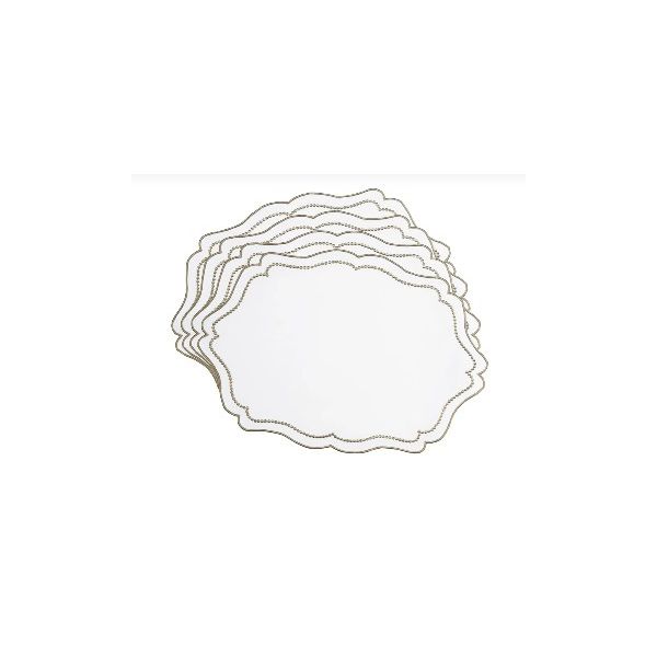 JG AMERICANOS PRIMOR VINTAGE BRANCO 35X50CM 4 PCS