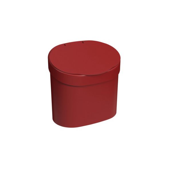 Lixeira com tampa para pia 4 L – Vermelho Bold