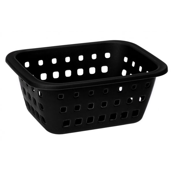 LOG CESTO PLASTICO PRETO G 1X12