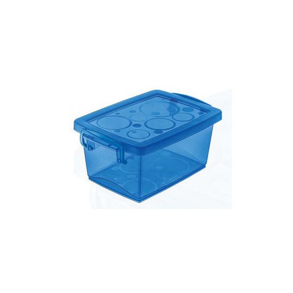 MINI ORGANIZADOR PLAST.AZ C/TRAV 650ML