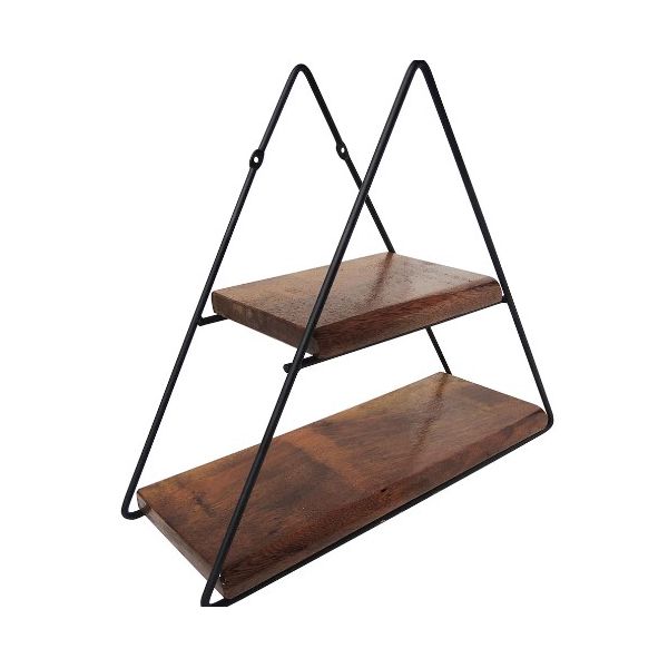 NICHO TRIANGULO STEEL WOOD PRETO