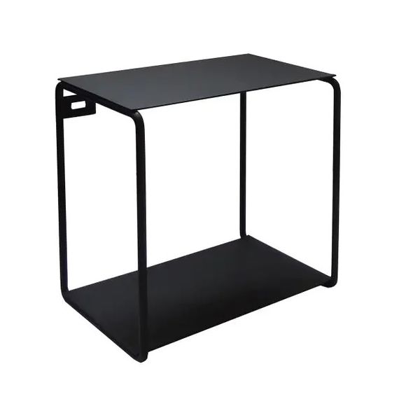 NICHO METAL SIMPLES PRETO MICROTEXTURIZADO