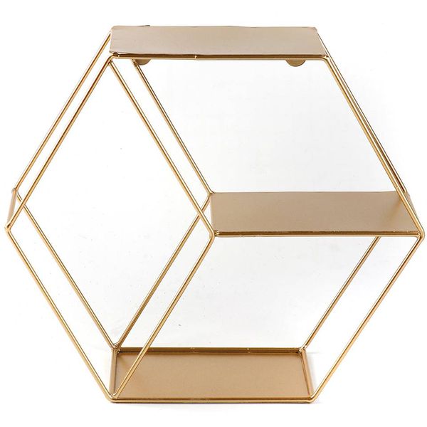 NICHO METAL/MDF HEXAGONAL 