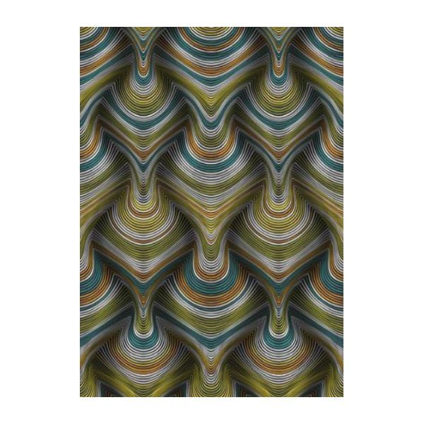 PAPEL DE PAREDE GEOMETRICO 0,53X10MT