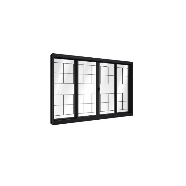JANELA AÇO PRETA 100x120 COM GRADE