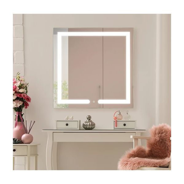 Espelho LED Delphinium 100x80cm Touch 