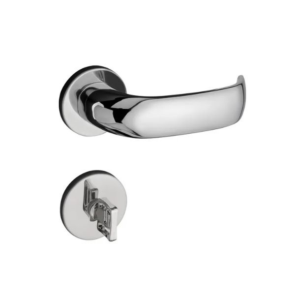FECHADURA WC ZM CROMADA ROSETA REDONDA PD CONTEMP 55MM 500-90B 