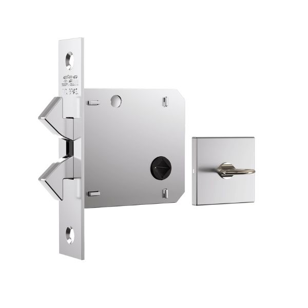 FECHADURA WC 1006S RQ1 - INOX QUADRADA DE CORRER