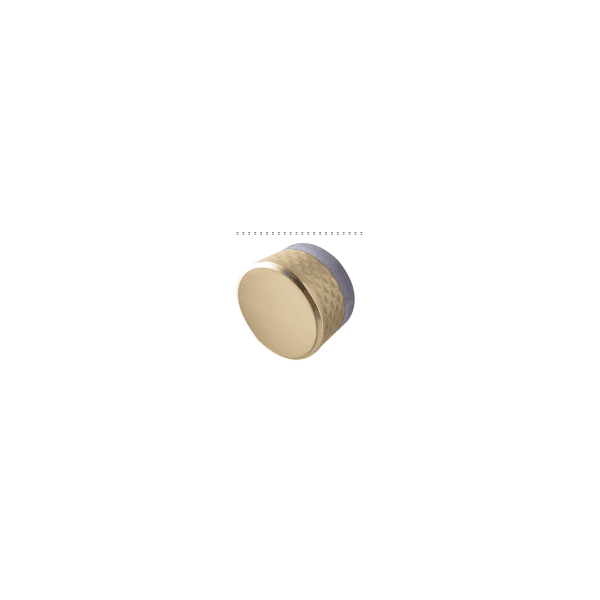 PUXADOR BOTÃO C/LED ECLIPSE DOURADO ACETINADO - D.36MM