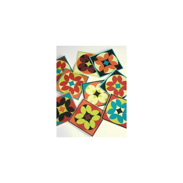ADESIVO P/ AZULEJO MAFALDA C/16UNID 15CMX15CM 