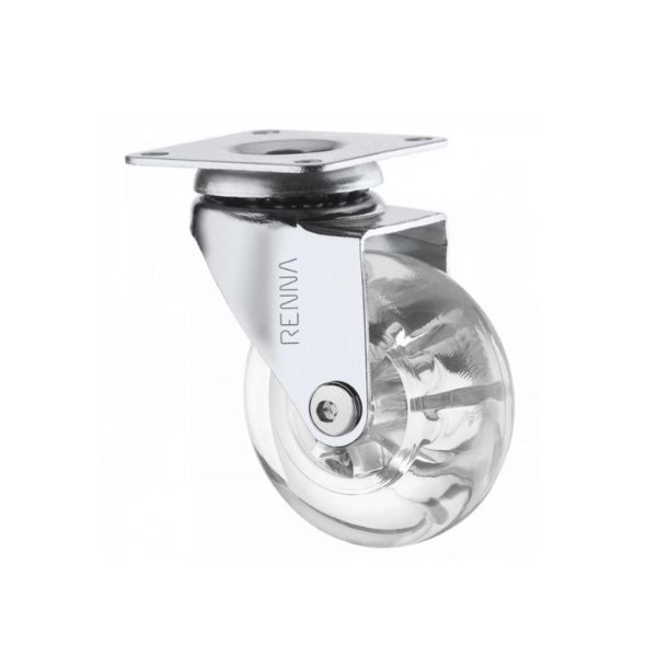 RODIZIO 75MM S/FREIO TRANSP 50KG