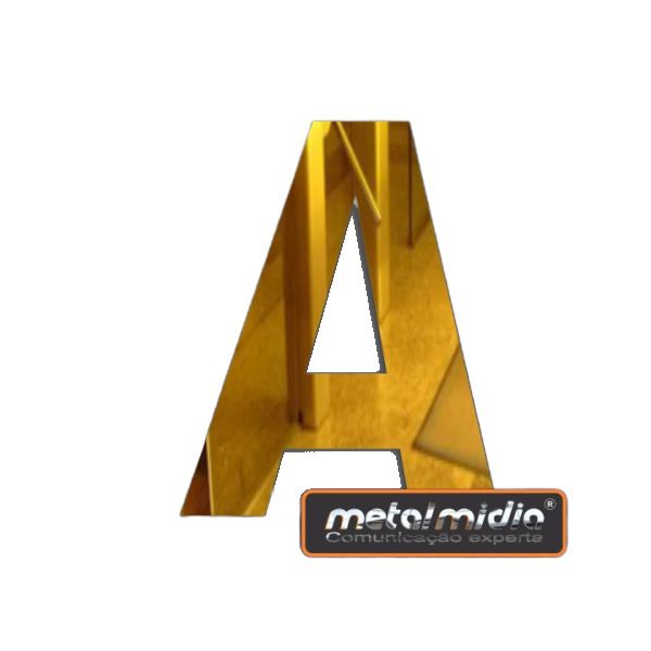 LETRA "A" OURO ESP 127MM