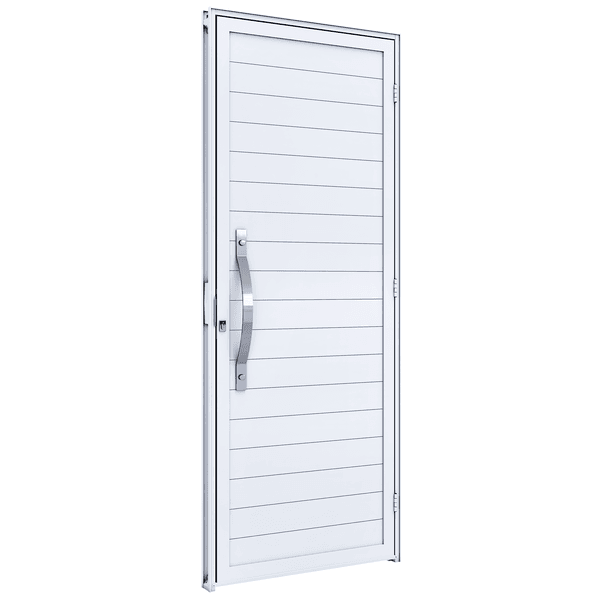 PORTA ALUMÍNIO BR 215x089 GIRO DIREITO SEM FRISO