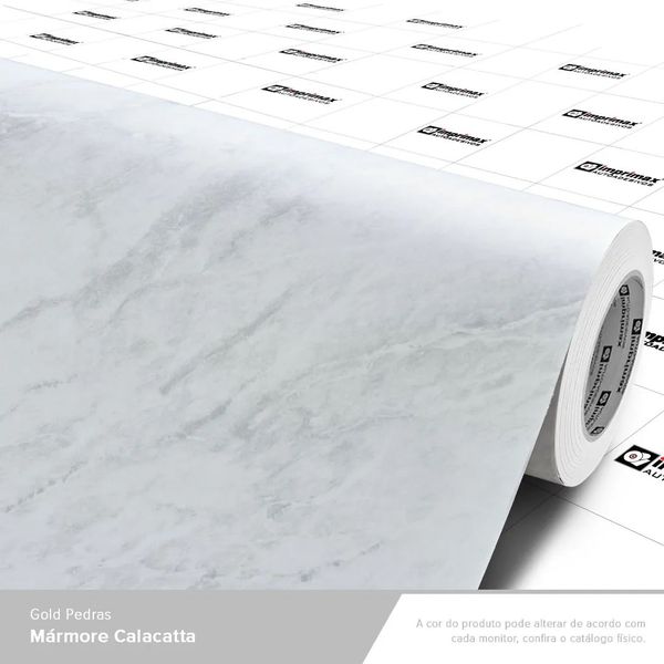 LAMINADO CONT VINIL 1,22 X 0,14 GOLD PEDRAS MARMORE CALACATTA
