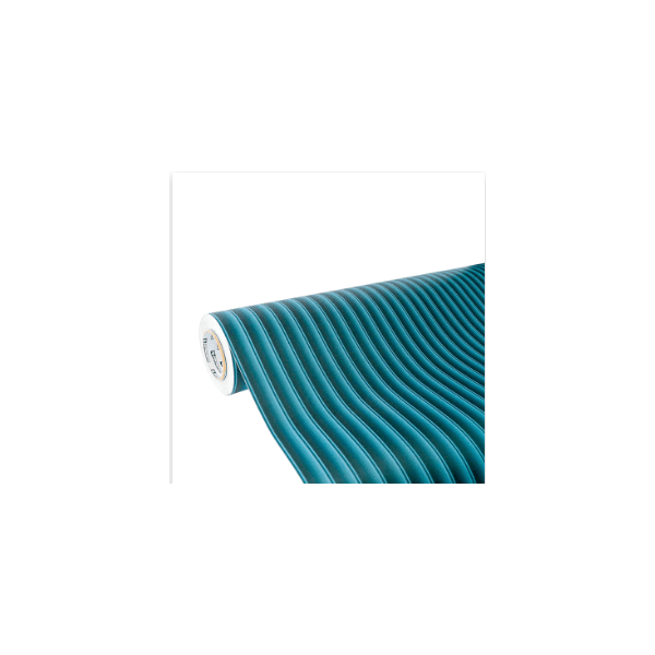 LAMINADO VINIL 1,22 X 0,14MM GOLD FORMICA RIPADO AZUL PETROLEO