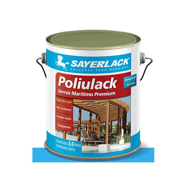 VERNIZ POLIULACK 3,6LT ACETINADO SO.2301.00GL 