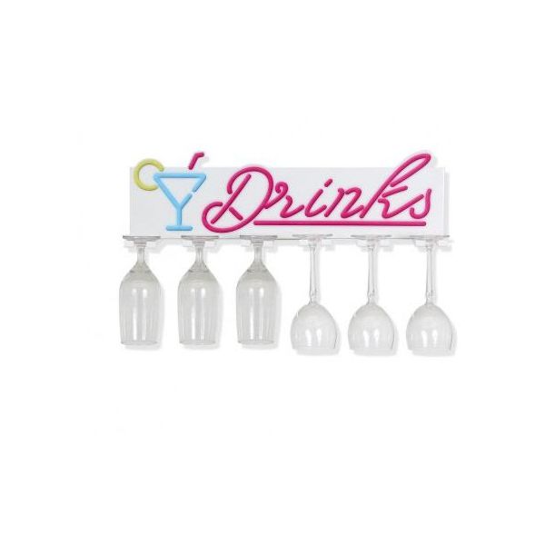 PORTA TACAS DRINKS 52,5X15,5CM GEG