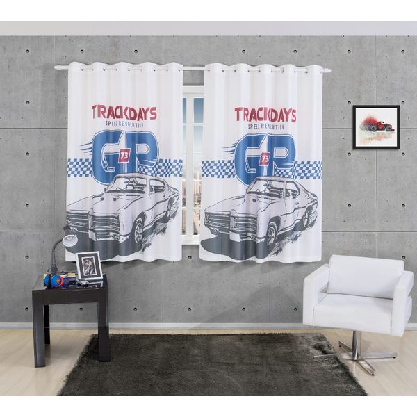 CORTINA RUSTICA 3,00X1,70MT KIDS TRACKDAYS BEL