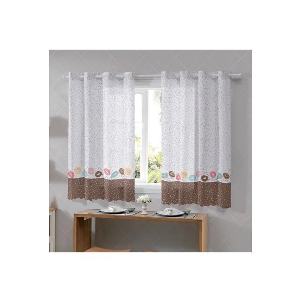 CORTINA COZINHA 2,60X1,20M ALLEGRA/DONUTS