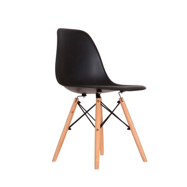 CADEIRA EAMES PP PRETO DSW-M CX4