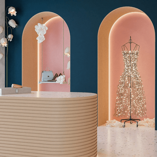 PAINEL RIPADO LAMINADO CREME 10CM X 10MT - LINHA PLAY