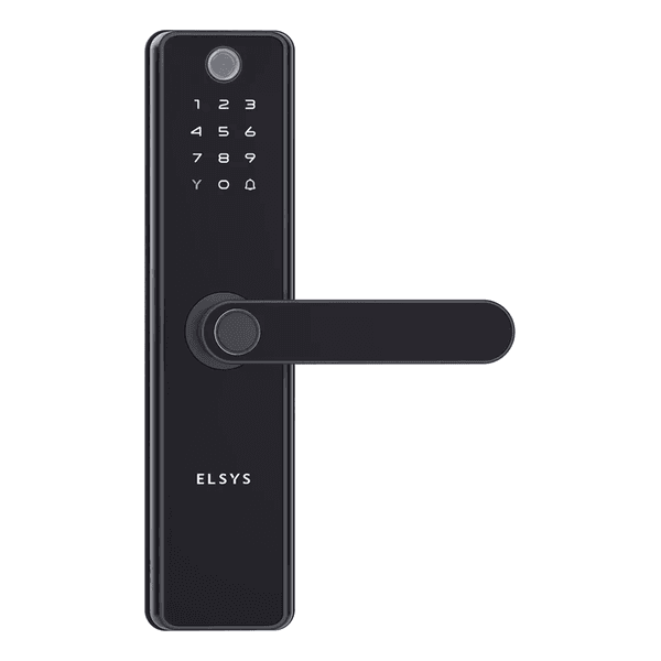 FECHADURA DIGITAL EMBUTIR BIOMETRIA WIFI IP55 SAX ESF-DE5100I - PRETA