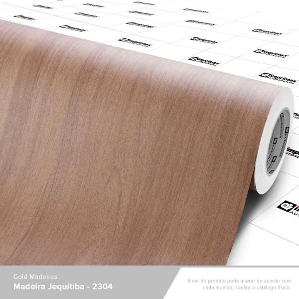 LAMINADO CONTINUO VINIL 1,22X25M GOLD MADEIRA JEQUITIBA MJ - 2304