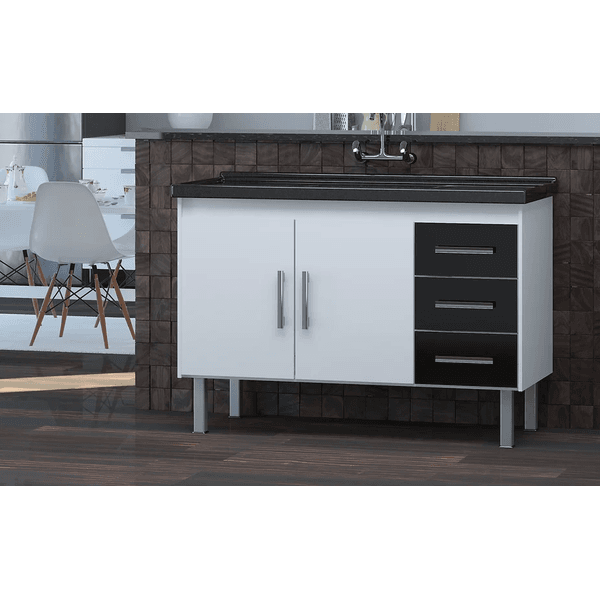 Gabinete NICE Preto - PRIMATTO 