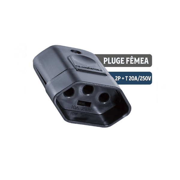 PINO FEMEA 2P+T 20A TRAM PTO 57403/055