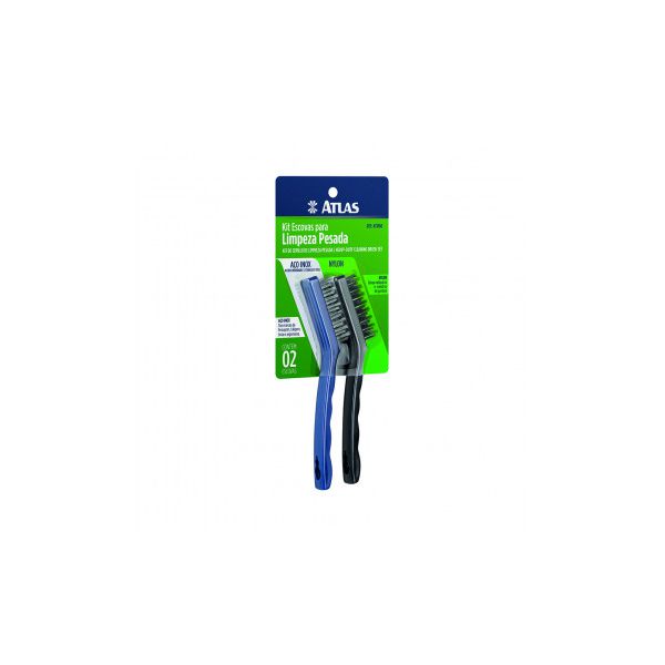 KIT ESCOVA ACO 2PCS ATLAS AT1860