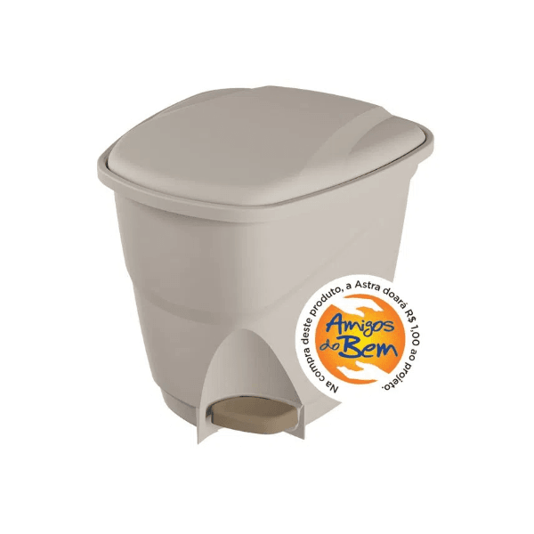 LIXEIRA C/PEDAL ECOLOGICA LP1 ARG TRC