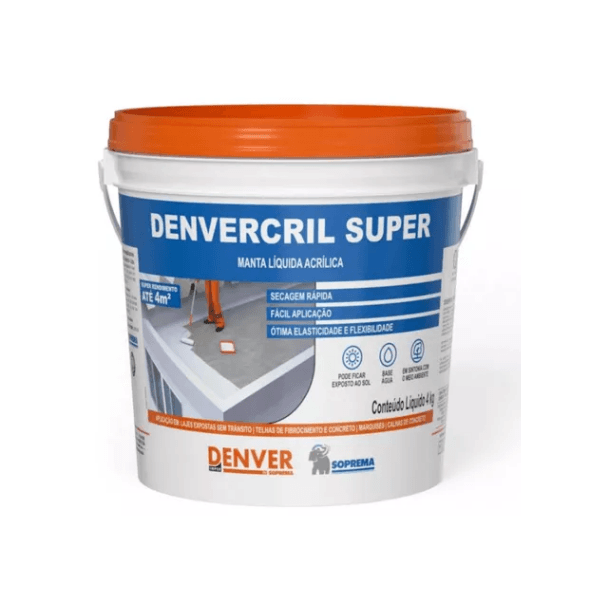 MANTA LIQUIDA DENVER SUPER BRANCO 4KG