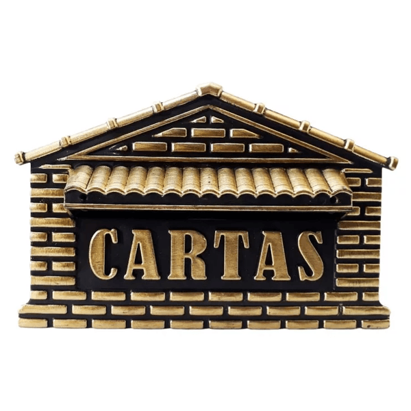 Caixa de CORREIO PVC OURO N°04