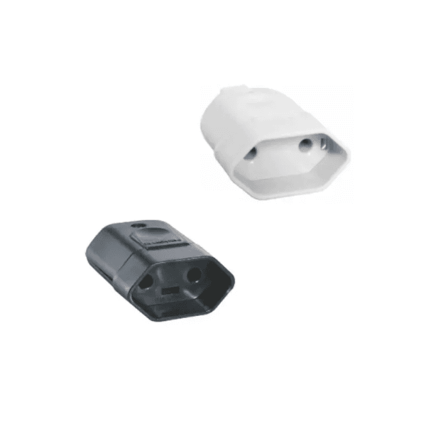 PINO FEMEA 2P 10A TRAM PT/BC 57412/951