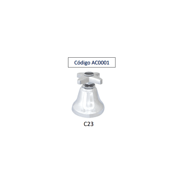 VOLANTE C/ CANOPLA PIM 1416/1509 3/4 C23
