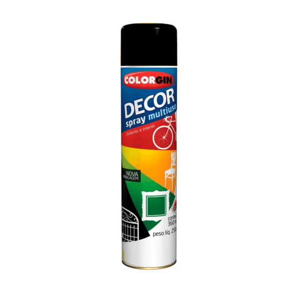 SPRAY COLORGIN PRETO BRILHANT 8701