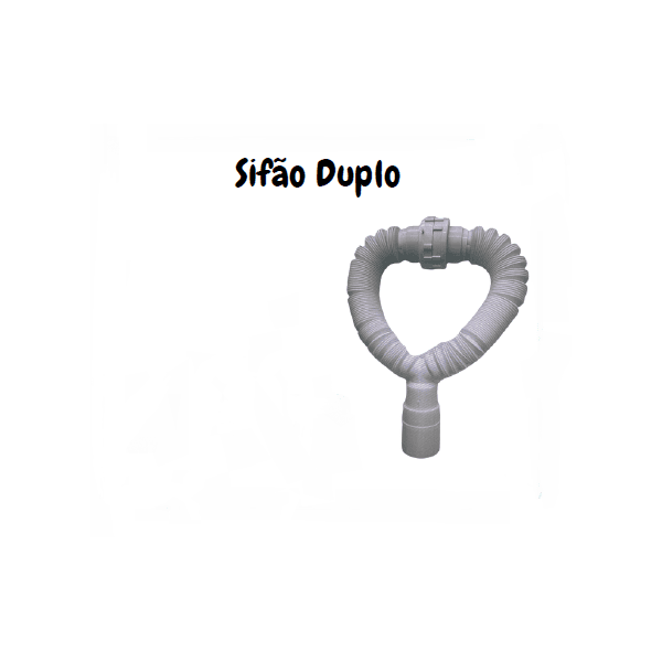 SIFAO ARTICULADO AQUILES DUPLO BRANCO PIA/TANQUE