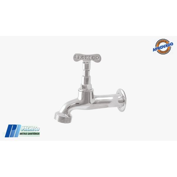 TORNEIRA PIM 1130 1/2X 3/4 JARDIM CROMADA