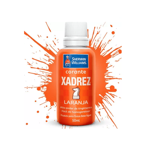 BISNAGA XADREZ LARANJA