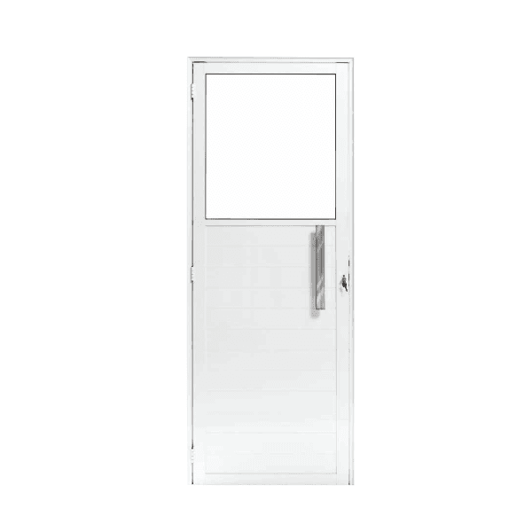 PORTA ALUMINIO ESAL BRANCO MAXX VALEN COM PUXADOR 40 CM 0,80 CM
