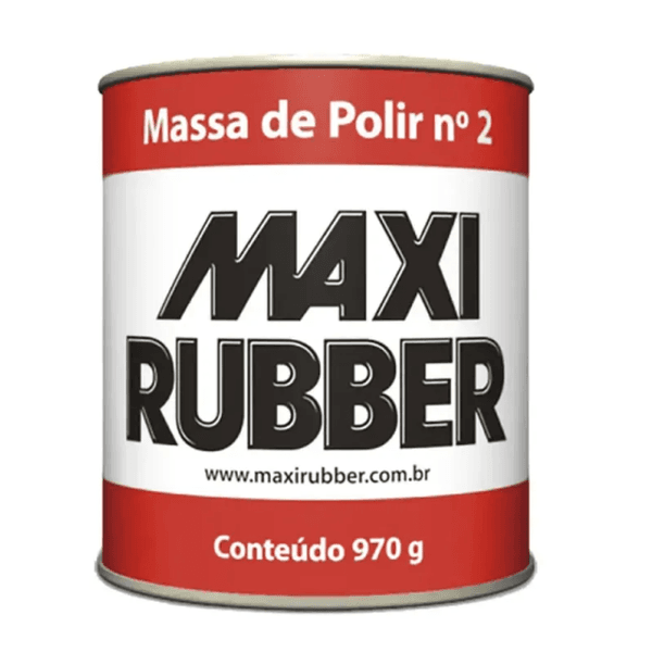 MASSA P/ POLIR N 2 970G MAXI RUBBER