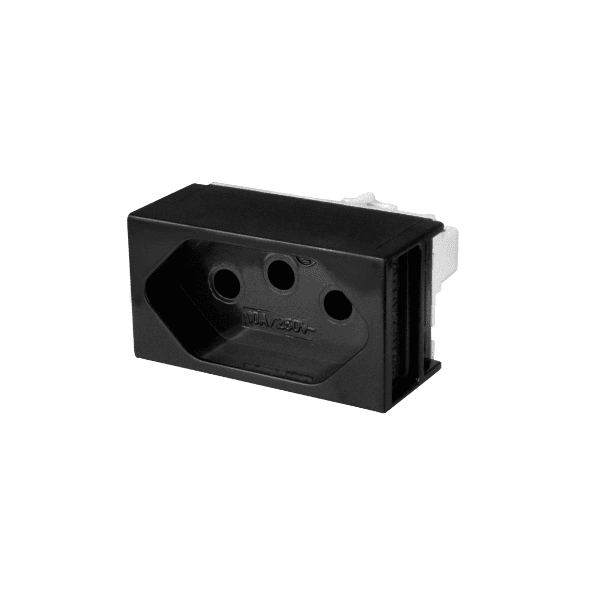 Módulo Tomada ILUMI LEV 10A Preto 811404