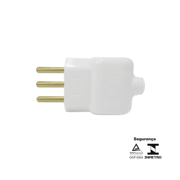 PINO MACHO 2P + T 10A 250V ILUMI BC 14350